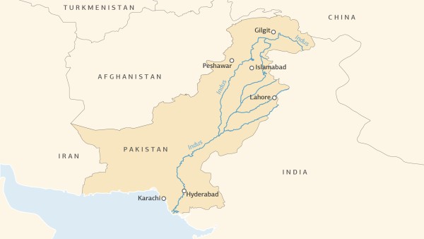 Map of Pakistan