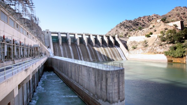 Hydroelectric power plant in Pakistan