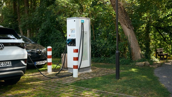 Charging station at the town hall