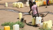 Wasserausgabe Uganda
