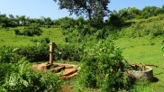 Handpumpe für Frischwasser in der Region Oromia