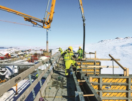 Abbau von Silizium in Husavik