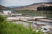 Nablus, pools with different stages of wastewater