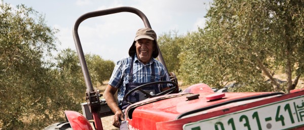 Palestinian olive farmers Khaled Mkheimer 