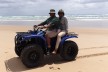 Jabu Dludla and Qhikiza Ngwenya of EKZNW test driving the quad bike