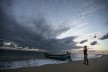 Fischer mit Booten auf der Insel Ilha de Mafamede, Mozambique