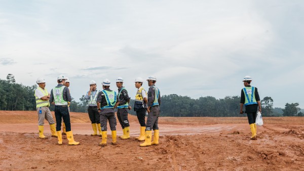 Workers of Talang Gulo, Indonesia