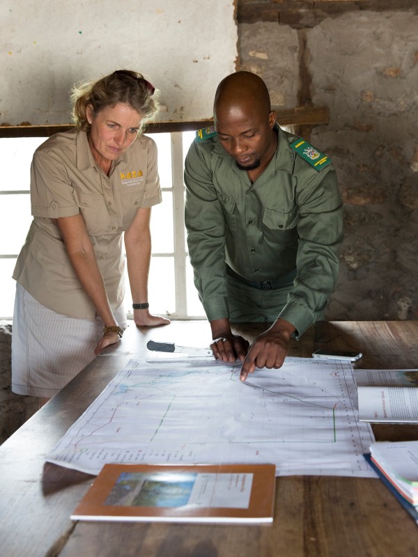 Ranger im Naturpark Kaza