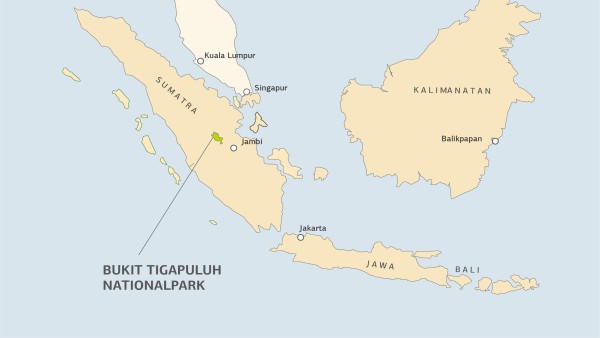 Übersichtskarte Indonesien