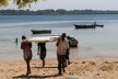 Delivery of solar panels in Kenya