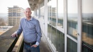 VMRay Managing Director Carsten Willems on the balcony