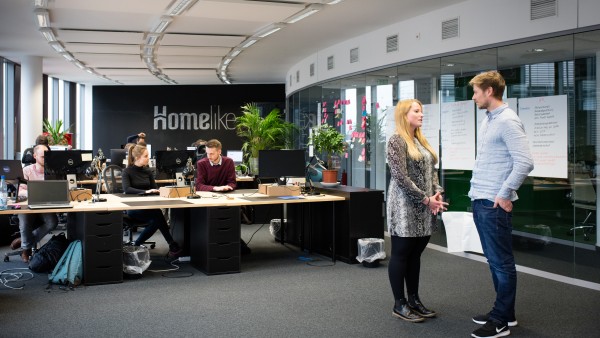 Das Büro des Start-ups Homelike