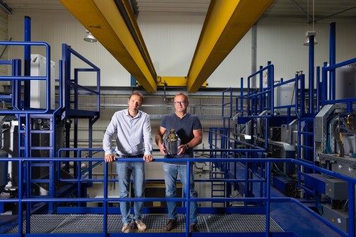 Wolfram Palitzsch and Dr. Ingo Röver (from left), founders of LuxChemtech