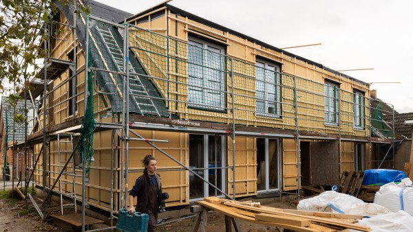 Ein Haus mit den Modulen von Halm