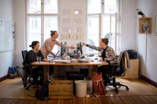 Büro des Start-ups Tandemploy