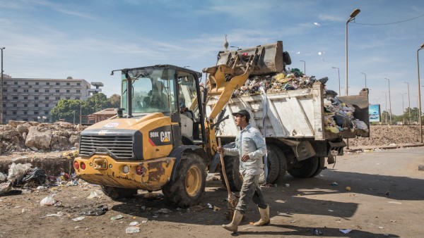 Waste collectors in Egypt