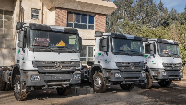 garbage truck egypt