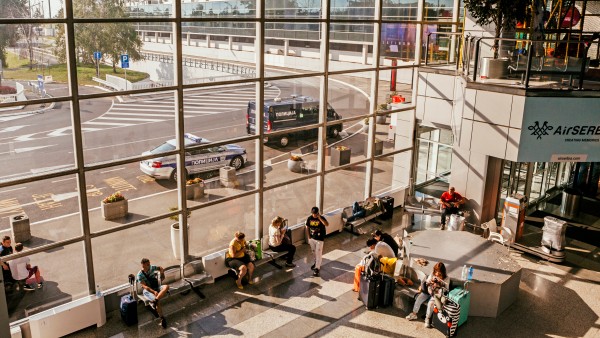 Abfertigungshallen Flughafen Belgrad