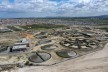 Aerial view sewage plant Zandvleit