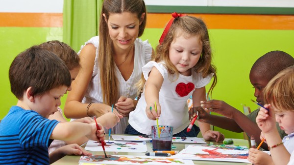 Kinder im Kindergarten