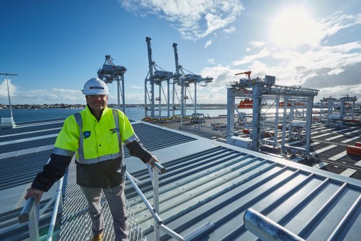 Der Hafen in Melbourne ist automatisiert