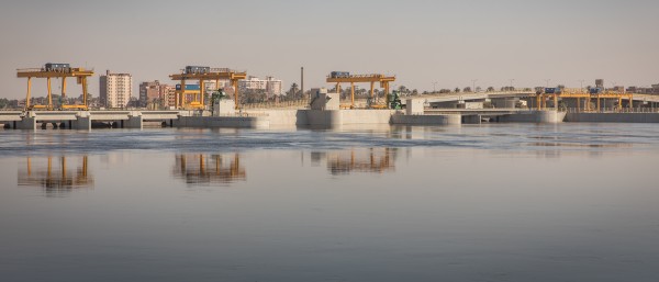 Mit Mitteln der KfW wurde das Asyut-Stauwehr über den Nil gebaut