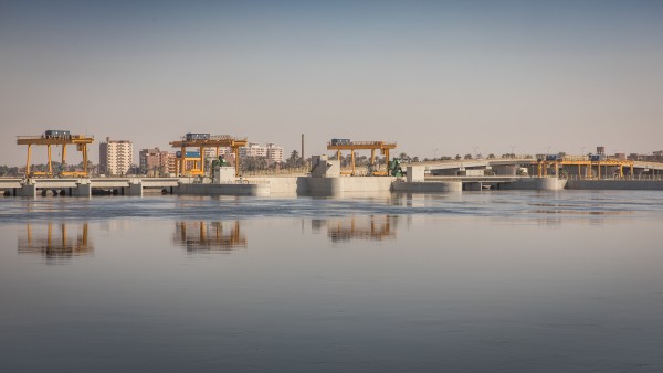 Mit Mitteln der KfW wurde das Asyut-Stauwehr über den Nil gebaut