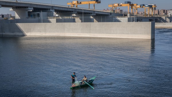 Mit Mitteln der KfW wurde das Asyut-Stauwehr über den Nil gebaut