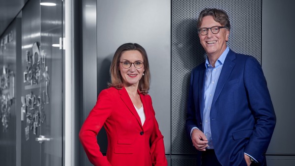 Doppelportrait Sigrid Nikutta und Stefan Wintels