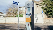 Ladestation fuer E-autos am Rathaus