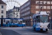 Straßenbahn im Zentrum von Cottbus