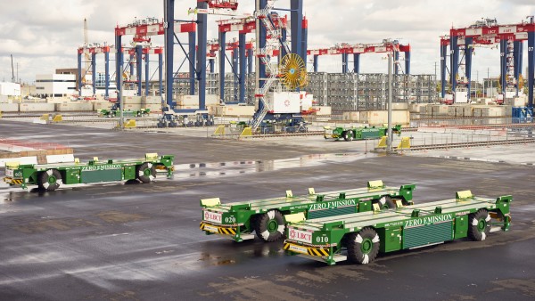 Automated guided vehicles in Kalifornien