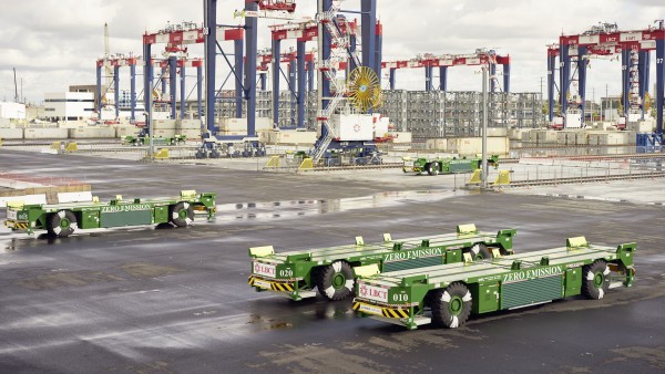 Automated guided vehicles in Kalifornien