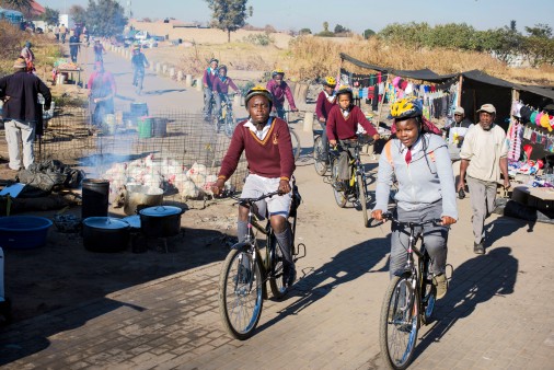 Cycling in Soweto