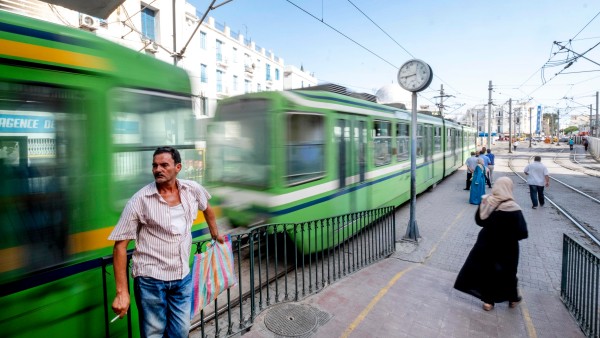 Tram in Tunis