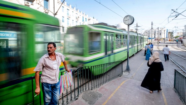 Tram in Tunis