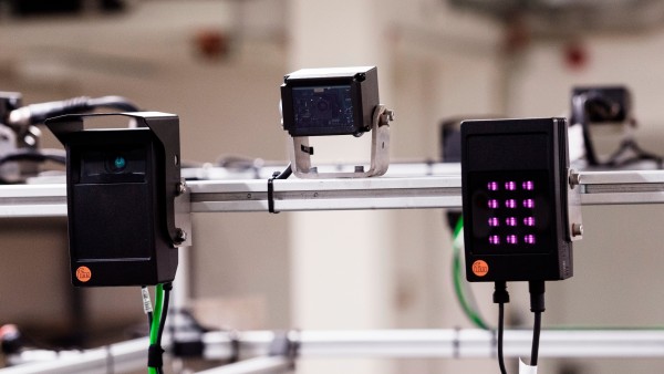 Sensors and cameras on the roof of the CMORE prototype