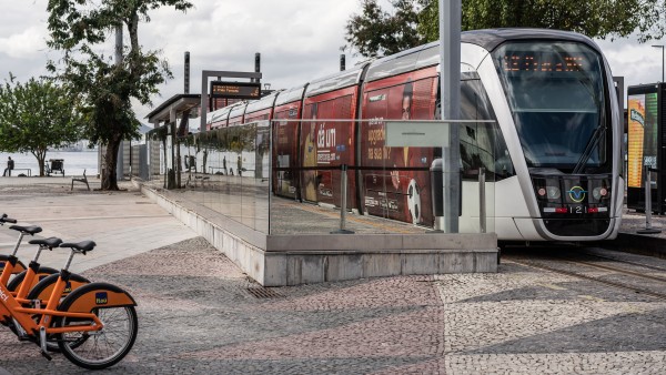 New electric tramway in Rio de Janeiro