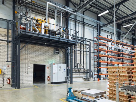 cold absorption machine in the Blechwarenfabrik Limburg