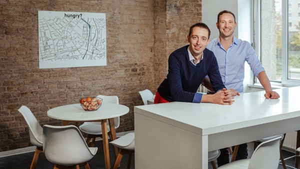 The founders of the company Bookingkit Christoph Kruse (right) and Lukas Hempel (left)