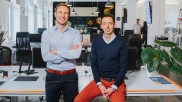 The founders of the company Bookingkit Christoph Kruse (left) and Lukas Hempel (right)