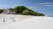 beach in front of hotel Seerose