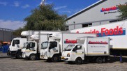 LKW des Unternehmens Seapride Foods