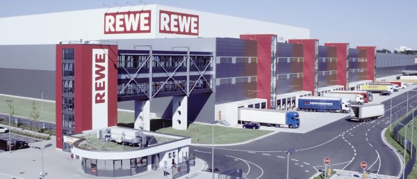 Das Rewe-Logistikzentrum in Neu-Isenburg