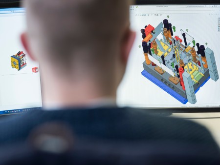 3D-Modell auf Bildschirm bei TKT