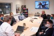 Meeting of UniCaps employees with video chat