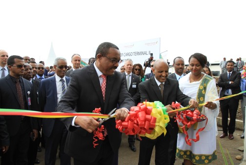 Eröffnung Frachtzentrum Äthiopien