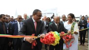Eröffnung Frachtzentrum Äthiopien