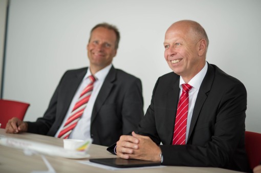 Geschäftsführer Torsten Ley (rechts) und Michael Huhn, Unitechnik