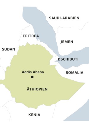Unitechnik - Landkarte Äthiopien